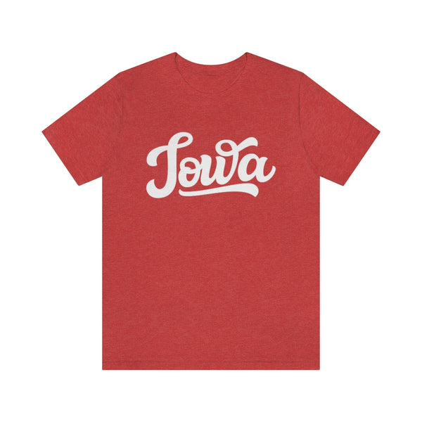 Iowa T-Shirt - Hand Lettered Unisex Iowa Shirt