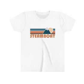 Steamboat Youth T-Shirt - Retro Mountain Colorado Kid's TShirt