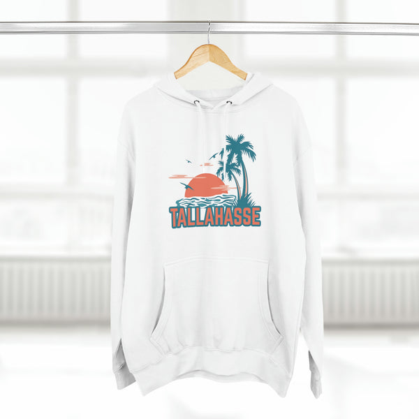 Premium Tallahassee, Florida Hoodie - Palm Tree Unisex Sweatshirt