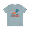 Encinitas, California T-Shirt - Retro Palm Tree & Beach Unisex Encinitas Shirt