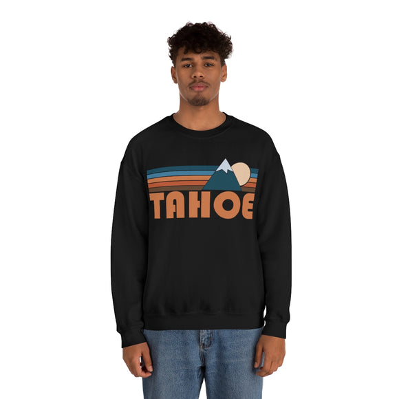 Tahoe, California Sweatshirt - Retro Mountain Unisex