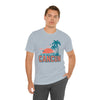 Cancun, Mexico T-Shirt - Retro Palm Tree & Beach Unisex Cancun Shirt