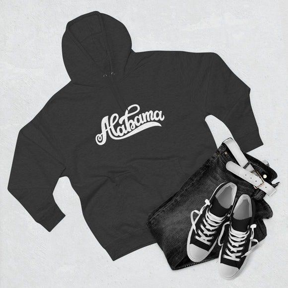 Premium Alabama Hoodie - Script Unisex Sweatshirt