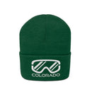 Colorado Knit Beanie - Adult Embroidered Ski Goggles Colorado Knit Hat-14