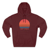 Premium West Virginia Hoodie - Retro 80s Unisex Sweatshirt