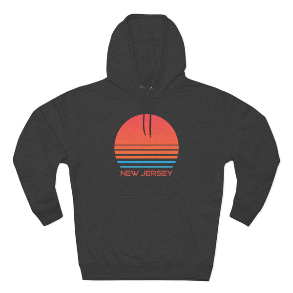 Premium New Jersey Hoodie - Retro 80s Unisex Sweatshirt