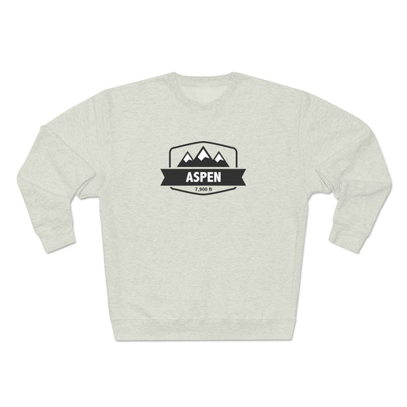 Premium Aspen, Colorado Crewneck Sweatshirt - Retro Unisex Sweatshirt