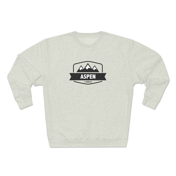 Premium Aspen, Colorado Crewneck Sweatshirt - Retro Unisex Sweatshirt