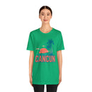 Cancun, Mexico T-Shirt - Retro Palm Tree & Beach Unisex Cancun Shirt-51