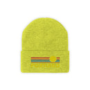 Portland, Oregon Beanie - Adult Embroidered Retro Sunset Portland Knit Hat-13