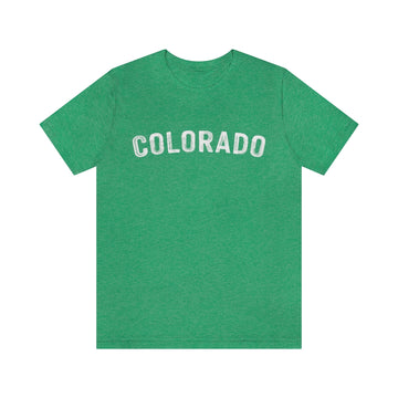 Buy heather-kelly Colorado T-Shirt - Paint Text Unisex Colorado Shirt