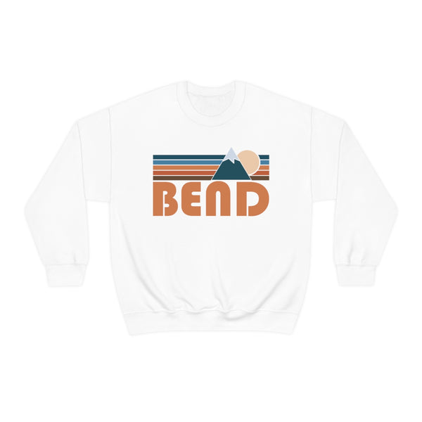 Bend, Oregon Sweatshirt - Unisex Retro Mountain Unisex