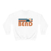 Bend, Oregon Sweatshirt - Unisex Retro Mountain Unisex