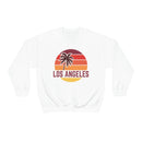 Los Angeles, California Sweatshirt - Unisex Retro Palm Tree Crewneck Los Angeles Sweatshirt-1