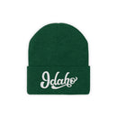 Idaho Beanie - Adult Hand Lettered Embroidered Idaho Knit Hat-5