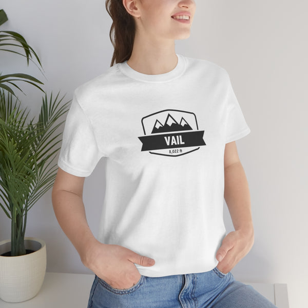 Vail, Colorado T-Shirt - Altitude Badge Unisex Vail Shirt