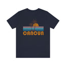 Cancun, Mexico T-Shirt - Retro Palm Tree Unisex Cancun Shirt-46