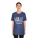 Vail, Colorado Shirt - Paint Text Unisex Vail T-Shirt-16