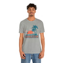 Charleston, South Carolina T-Shirt - Retro Palm Tree & Beach Unisex Charleston Shirt-64