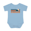 Oregon Baby Bodysuit - Retro Mountain Oregon Baby Bodysuit