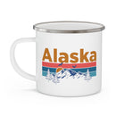 Alaska Camp Mug - Mountain Sunset Enamel Campfire Alaska Mug-4
