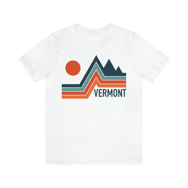 Vermont T-Shirt - Retro Mountain Unisex Vermont Shirt