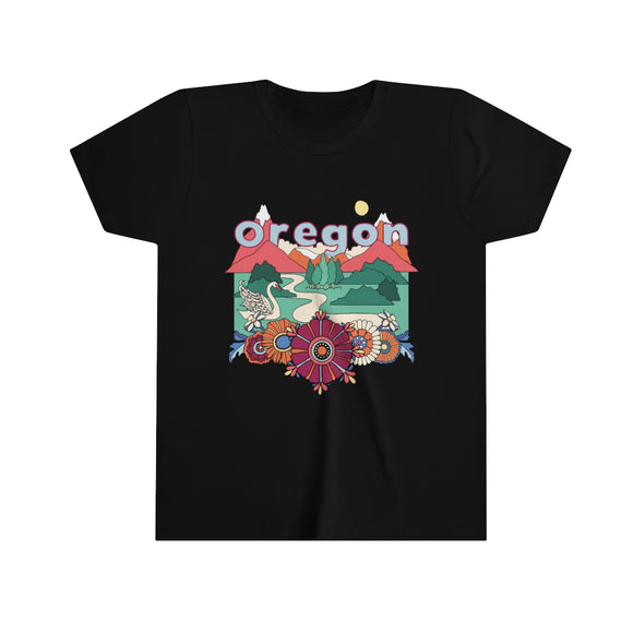 Oregon Youth T-Shirt - Boho Oregon Kid's TShirt