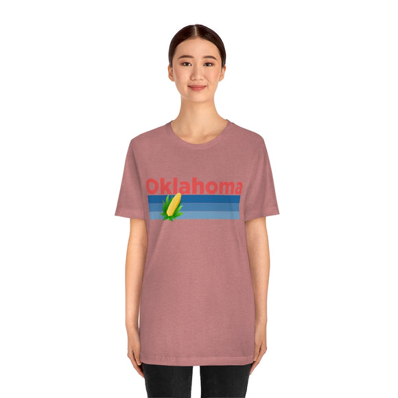 Oklahoma T-Shirt - Retro Corn Unisex Oklahoma Shirt