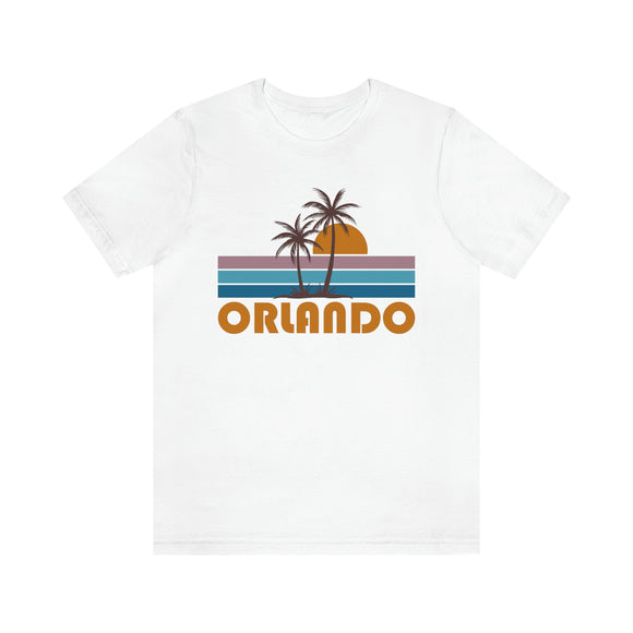 Orlando, Florida T-Shirt - Retro Palm Tree Unisex Orlando Shirt