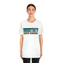 North Carolina T-Shirt - Retro Mountain Bike Adult Unisex North Carolina T Shirt-11
