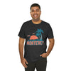 Monterey, California T-Shirt - Retro Palm Tree & Beach Unisex Monterey Shirt