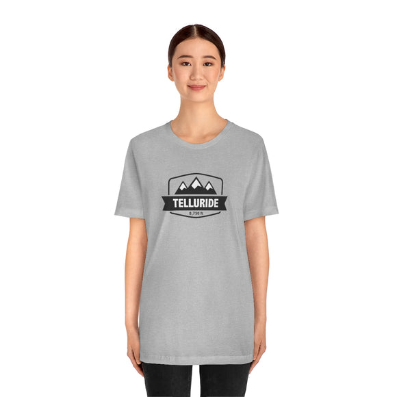 Telluride, Colorado T-Shirt - Altitude Badge Unisex Telluride Shirt