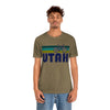 Utah T-Shirt - Retro Mountain Bike Adult Unisex Utah T Shirt