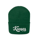 Kansas Beanie - Adult Hand Lettered Embroidered Kansas Knit Hat-2