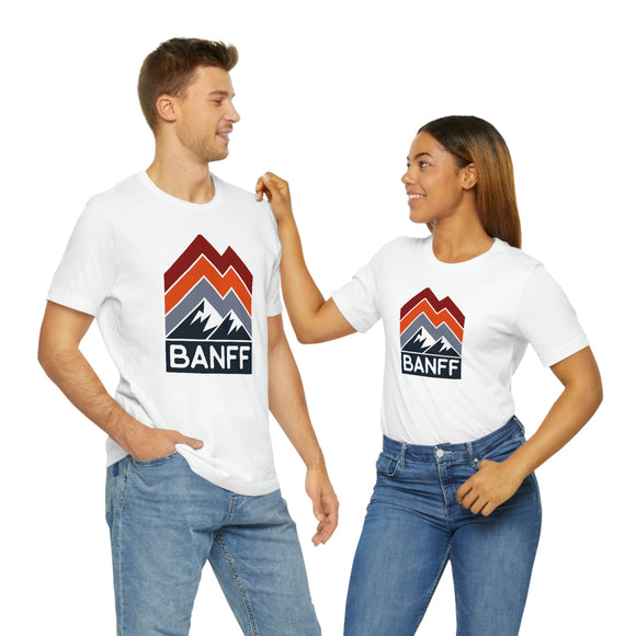 Banff, Canada T-Shirt - Retro Mountain Unisex Banff Shirt
