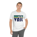 Vail T-Shirt - Retro Mountain Bike Adult Unisex Vail, Colorado T Shirt-14