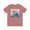 Park City Shirt, Utah Retro T-Shirt, Colorful Utah tee, Park City Mountain Shirt