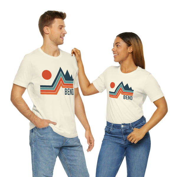 Bend, Oregon T-Shirt - Retro Mountain Unisex Bend Shirt