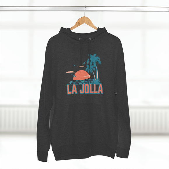 Premium La Jolla, California Hoodie - Palm Tree Unisex Sweatshirt