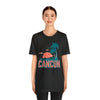 Cancun, Mexico T-Shirt - Retro Palm Tree & Beach Unisex Cancun Shirt