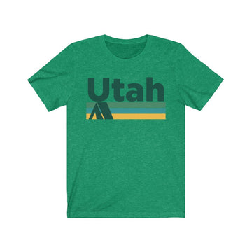 Buy heather-kelly Utah T-Shirt - Retro Camping Adult Unisex Utah T Shirt
