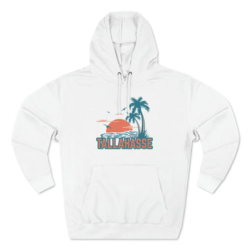 Buy white Premium Tallahassee, Florida Hoodie - Palm Tree Unisex Sweatshirt