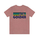 Golden T-Shirt - Retro Mountain Bike Adult Unisex Golden, Colorado T Shirt-19