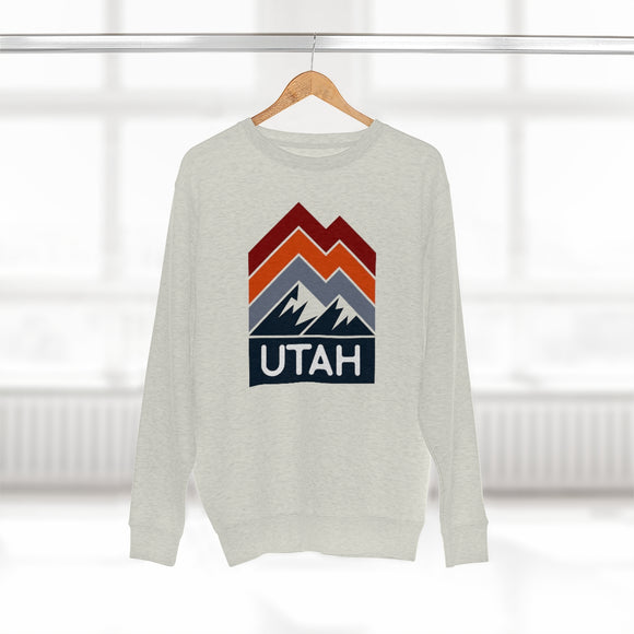 Premium Utah Sweatshirt - Retro Unisex Premium Crewneck Utah Sweatshirt