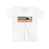 Snowmass Youth T-Shirt - Retro Mountain Colorado Kid's TShirt