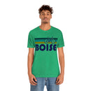Boise T-Shirt - Retro Mountain Bike Adult Unisex Boise, Idaho T Shirt-39