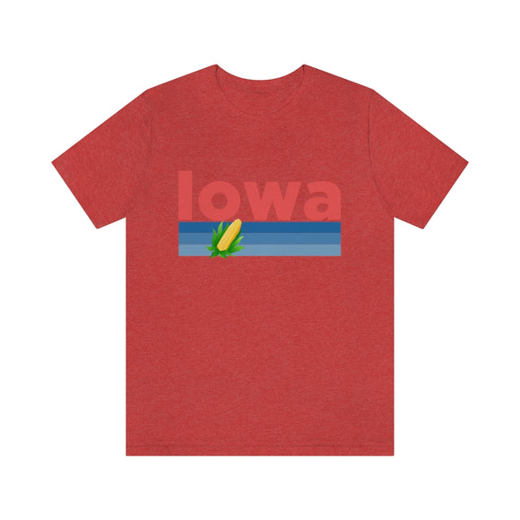 Iowa T-Shirt - Retro Corn Unisex Iowa Shirt