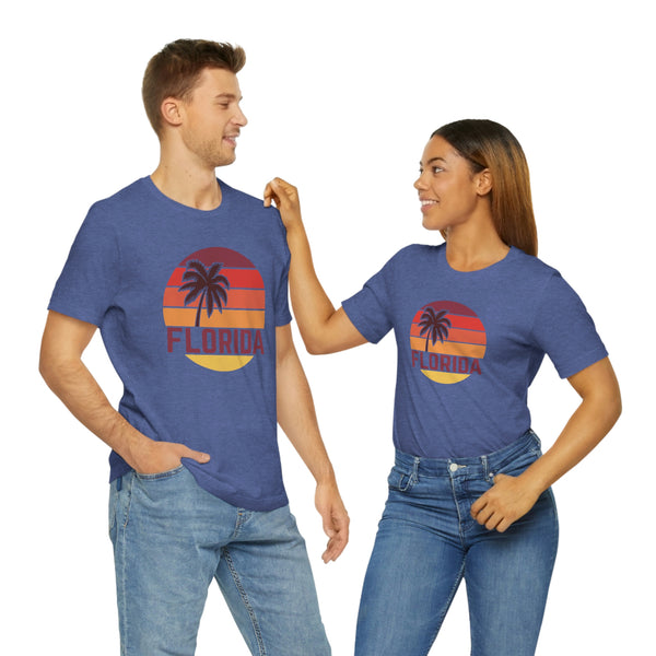 Florida T-Shirt - Retro Palm Tree Unisex Florida Shirt