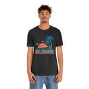 Melbourne, Florida T-Shirt - Retro Palm Tree & Beach Unisex Melbourne Shirt-52