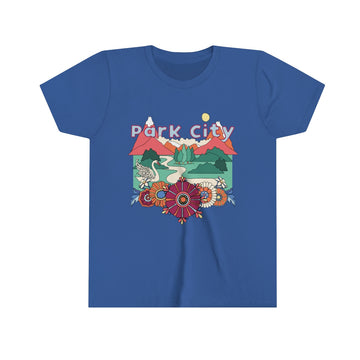 Buy true-royal Park City Youth T-Shirt - Boho Utah Kid's TShirt